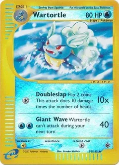 Wartortle Reverse Holo 92
