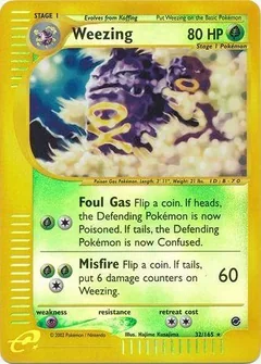 Weezing Reverse Holo 32