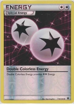 Double Colorless Energy Reverse Holo 114