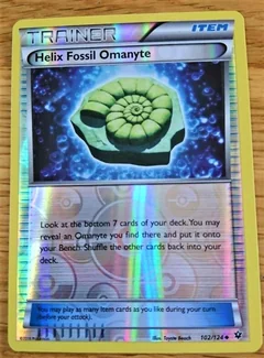 Helix Fossil Omanyte Reverse Holo 102