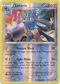 Lucario Reverse Holo 63