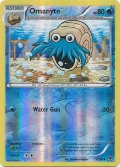Omanyte Reverse Holo 17