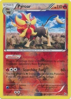 Pyroar Reverse Holo 20