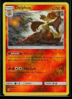 Delphox Reverse Holo 17