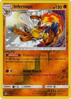 Infernape Reverse Holo 59