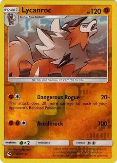 Lycanroc Reverse Holo 76