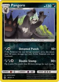 Pangoro Reverse Holo 78