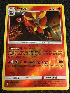Pyroar Reverse Holo 19
