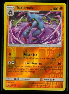 Toxicroak Reverse Holo 64