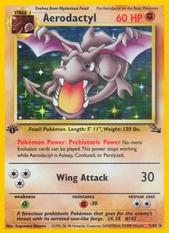Aerodactyl Prerelease 1