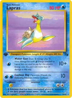 Lapras 1St Edition 25
