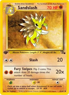 Sandslash 1St Edition 41
