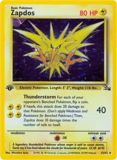 Zapdos 1St Edition 15
