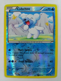 Cubchoo Reverse Holo 21