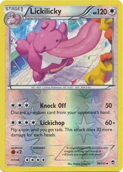 Lickilicky Reverse Holo 79