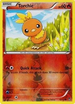 Torchic Reverse Holo 12