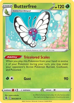 Butterfree Holo 3