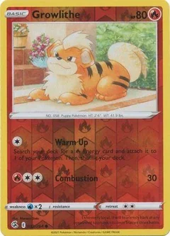 Growlithe Reverse Holo 32