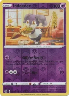 Indeedee Reverse Holo 127