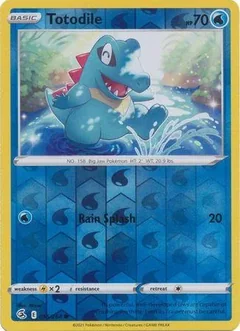 Totodile Reverse Holo 55