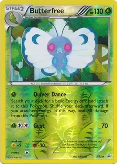 Butterfree Reverse Holo 5