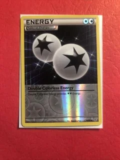 Double Colorless Energy Reverse Holo 74