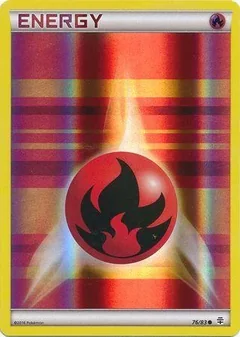 Fire Energy Reverse Holo 76