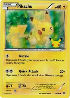 Pikachu Stamped 26