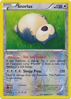 Snorlax Reverse Holo 58
