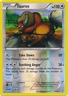 Tauros Reverse Holo 57