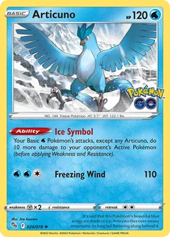 Articuno Holo 24