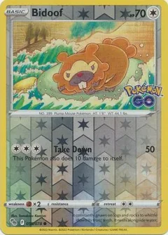 Bidoof Reverse Holo 59