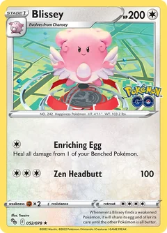 Blissey Holo 52