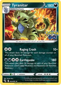 Tyranitar Holo 43