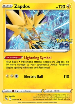 Zapdos Holo 29