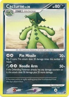 Cacturne Reverse Holo 34