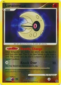 Lunatone Reverse Holo 76