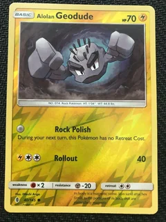 Alolan Geodude Reverse Holo 40