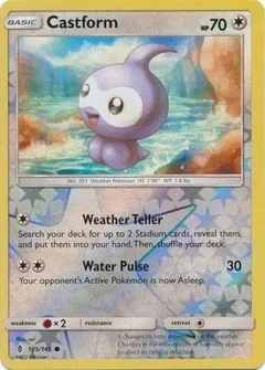 Castform Reverse Holo 105