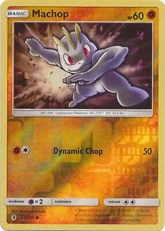 Machop Reverse Holo 63