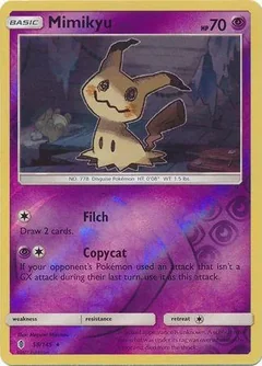 Mimikyu Reverse Holo 58
