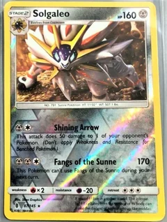 Solgaleo Reverse Holo 87