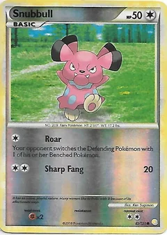 Snubbull Reverse Holo 82