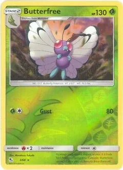 Butterfree Reverse Holo 3