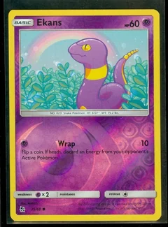 Ekans Reverse Holo 25