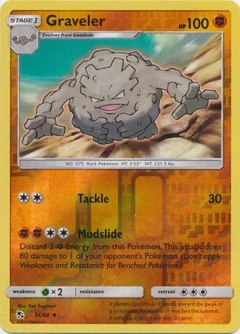 Graveler Reverse Holo 34