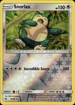 Snorlax Reverse Holo 50
