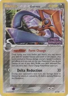 Deoxys Defense Reverse Holo 4
