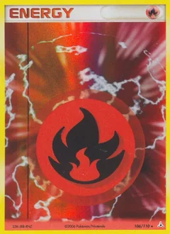 Fire Energy Holo 106