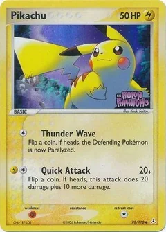 Pikachu Reverse Holo 78